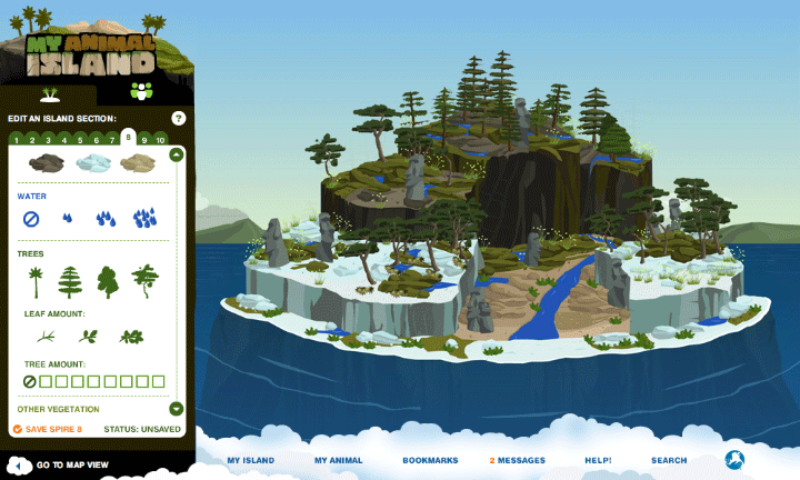 My Animal Island: Island View / Edit