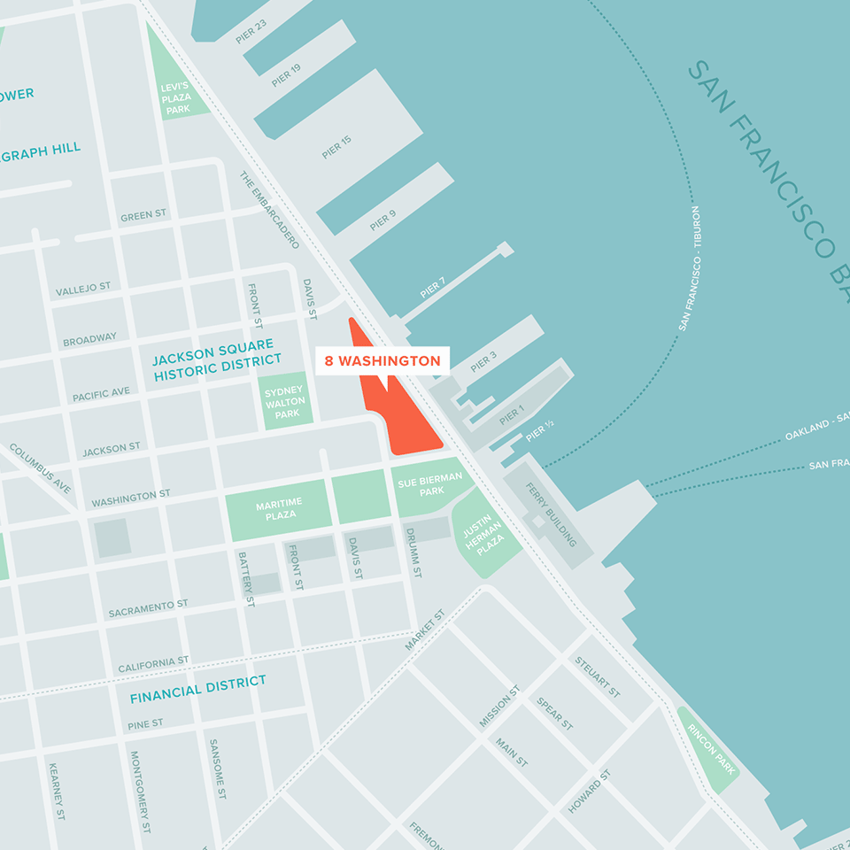 Open Up the Waterfront Map graphic
