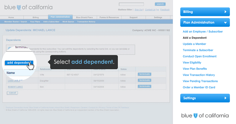 Blue Shield CA ECP Demo 2