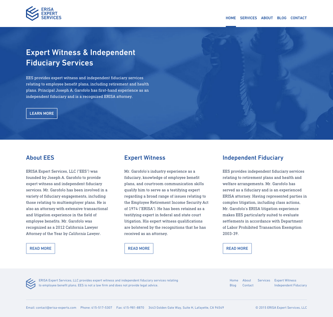 ERISA Expert Services Home Page