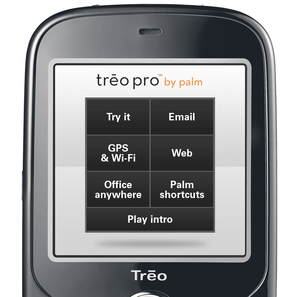Palm Treo Pro Demo Menu