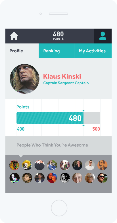 Sparked mobile application screen 4